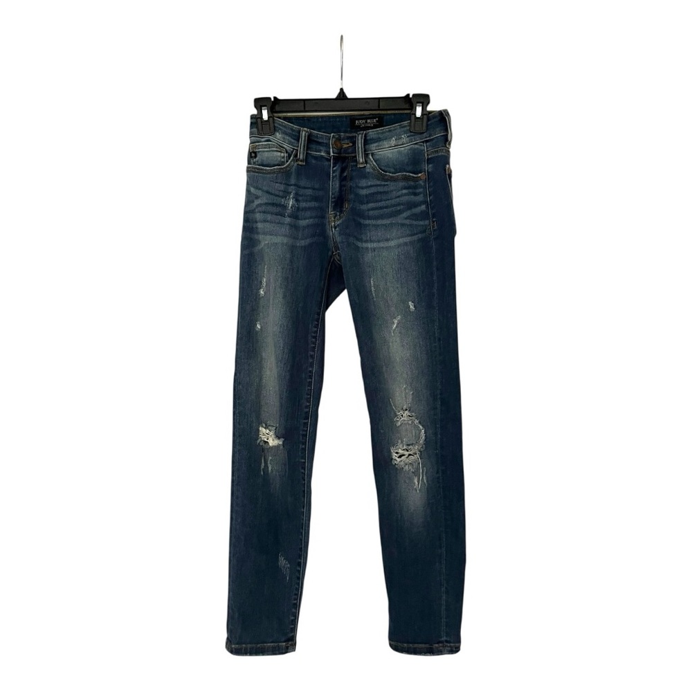 Judy Blue relaxed fit distressed jeans